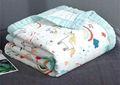 Baby Muslin Gauze Cotton Printed Fabric