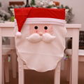 Hot Selling 2019 Santa Claus Snowman Chair Covers 48*66cm Christmas Dinner Table