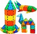 STEM Educational Magnetic Blocks Tiles Plastic Construction Toys for Children 2