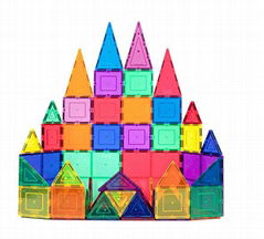 Magnet Toys Kids Magnetic Building Tiles 3D Magnetic Blocks Preschool Building S