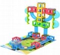 3D Magnetic Building Blocks Set with Runing ball 3