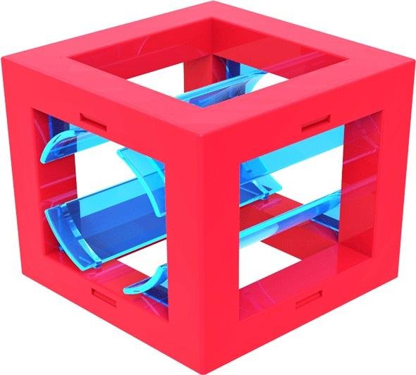 STEM Toy Magnetic Block with Running Ball 3