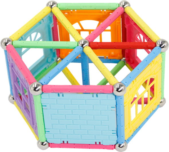 Magnetic Building Balls and Rods Set 2