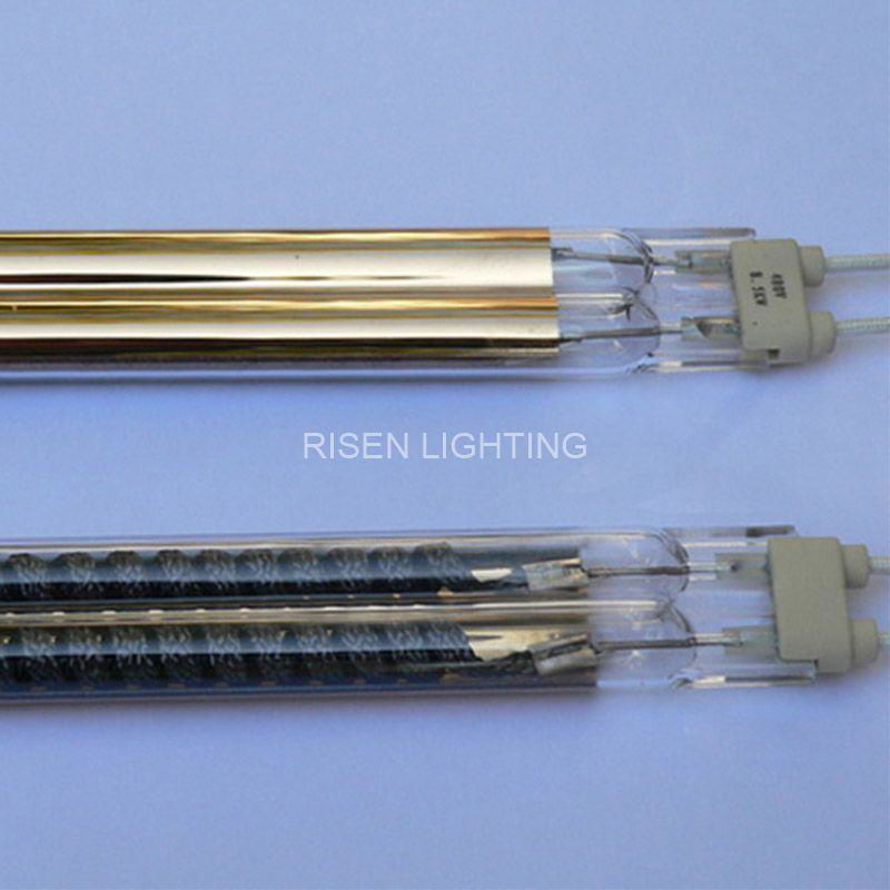 Gold Twin Tube Carbon Heat Lamp