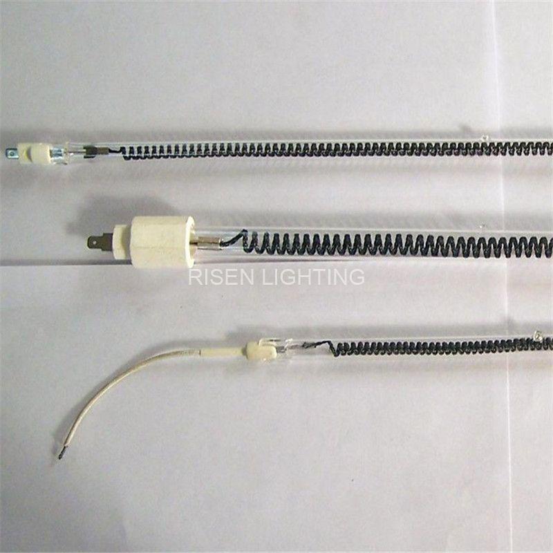 Medium wave quartz glass heater carbon infrared heating tube risen