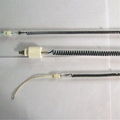 Medium wave quartz glass heater carbon