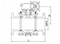 Forged Steel Ball Valve  API Forged Steel Trunnion Type Ball Valve 1