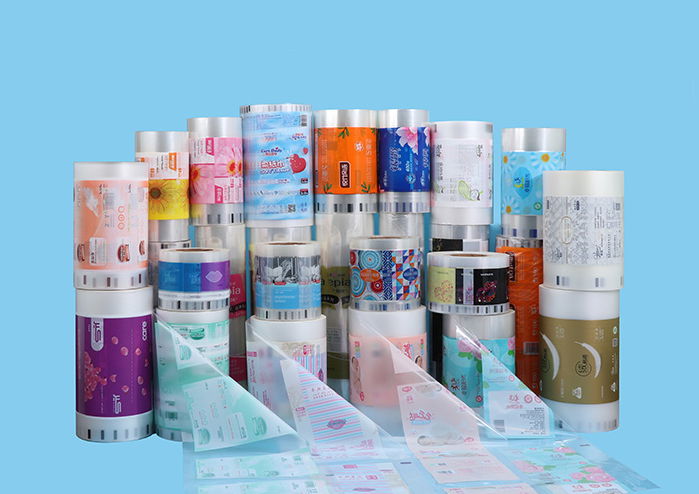 Customised tissue paper laminating packaging film roll plastic packing wrap film 2