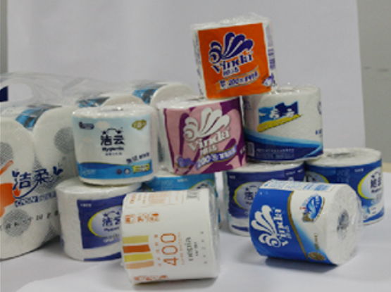 Automatic Plastic Roll Film For Toilet Tissue Packaging 3
