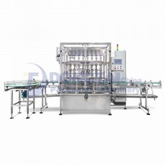 Automatic glass bottle liquid filling machine