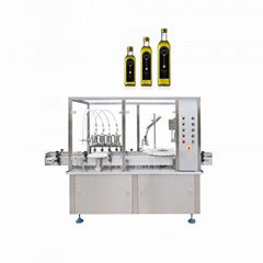 Automatic olive oil glass bottle filling machine