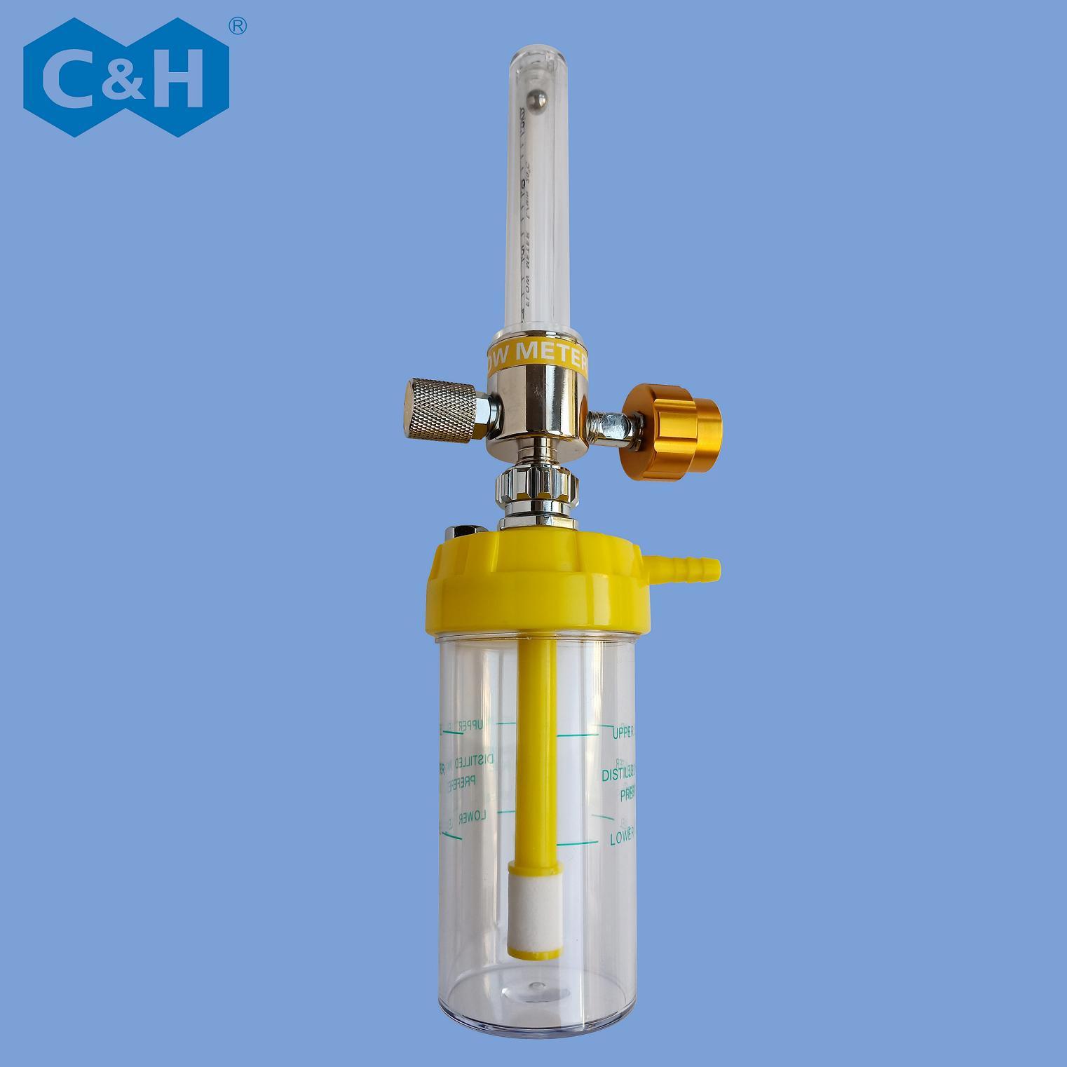 Wall Type Medical Oxygen Flow Meter with Humidifier ch05 C&H