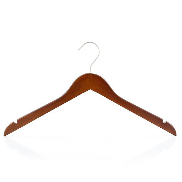 wooden clothes hangers with bar 5