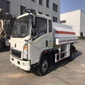 sinotruk 5000 liters fuel tank truck