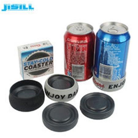 Portable Round Custom Gel Can Cooler Holder with Environment HDPE Materials 2