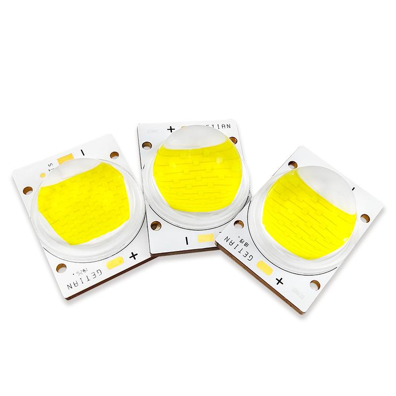 Getian Flip Chip Technology Led Module 100w Cob Led with 120° Lens 2