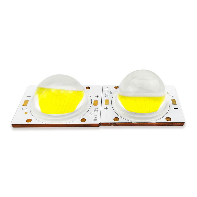 Flip Chip Ceramic Base COB 60W COB LED With 90° Lens 2