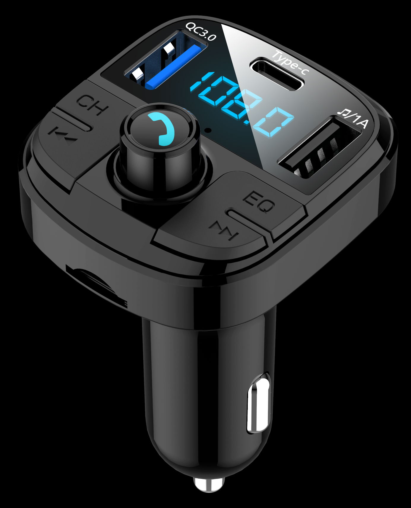  Fast delivery the best car mp3 player with bluetooth fm transmitter car cha