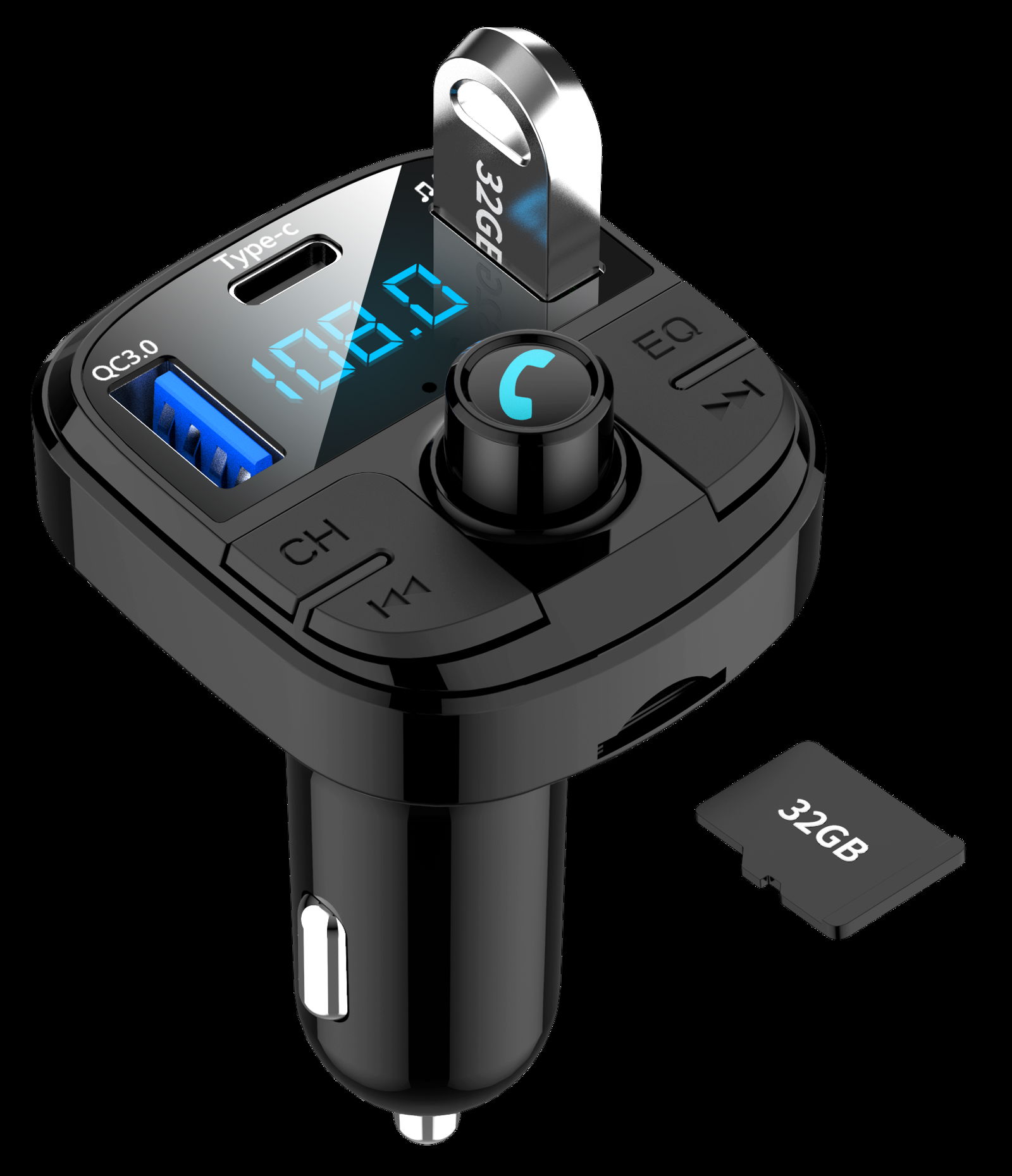 Fast delivery the best car mp3 player with bluetooth fm transmitter car