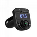 FM Transmitter Bluetooth Car Kit MP3 Player LED Dual USB 4.1A Car Charger Voltag