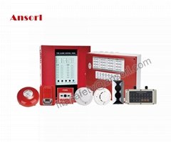 Ansorl conventional fire detection control alarm panel