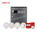 2 loops fire alarm control panel