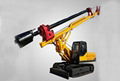 New Arrival Highway Guardrail Pile Driver Construction Dig Foundation Machine 1