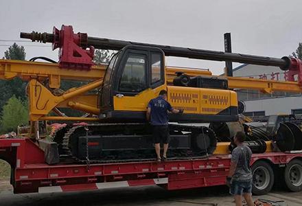 New Arrival Highway Guardrail Pile Driver Construction Dig Foundation Machine 3