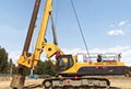 New Arrival Highway Guardrail Pile Driver Construction Dig Foundation Machine 4