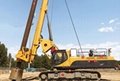 New Arrival Highway Guardrail Pile Driver Construction Dig Foundation Machine