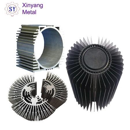 Aluminum extrusion heat sinks