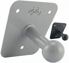 Wall bracket for car bike rack 