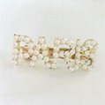 Letter Hairpin Pearl Hairclip Jewel Accessory