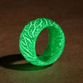 Fashionable Colorful Luminous Resin Ring 2