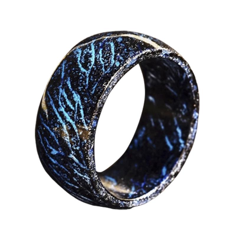 Fashionable Colorful Luminous Resin Ring 4