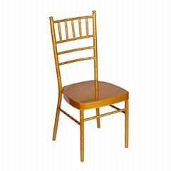 Wholesale  metal  gold tiffany chiavari chair for hotel