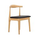 modern solid wood restaurant dining chair