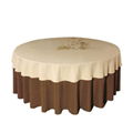 Decorative fancy pleated party table and chair cover for wedding 5
