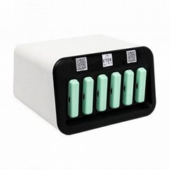 2020 Newest 6 Slots Power Bank Renting Machines for Hotels Restaurants