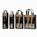 PVC Window Wine Bags(KM-WNB0051)