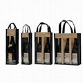 PVC Window Wine Bags(KM-WNB0051) Promotion Packing Bags