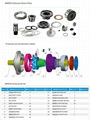 spare parts for Poclain MS02 MS05 MS08 MS11 MS25 MS35 MS50 MS83 MS125 motor 2