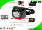 Digital Screen IP68 Hard Hat Led Lights 8000lux High Brightness Lightweight PC B