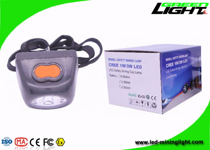 Digital Screen IP68 Hard Hat Led Lights 8000lux High Brightness Lightweight PC B 4