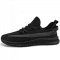 2019 autumn new breathable fly-knit sneakers men's shoes Korean fashion casual