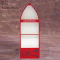 Moderm Boat Shaped Display Shelf CD Rack Bookstand Storage Cabinet