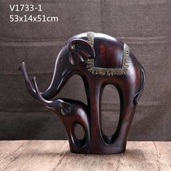 Resin Imitation Wood Tabletop Art Crafts Durable Resin Decortive Vase Set Of 3