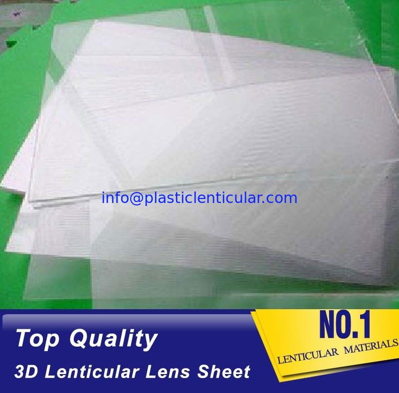 PET 100 lpi 3D Lenticular Foil Lens Sheets plastic 3d film lenticular materials