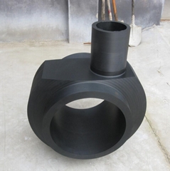 HDPE scour tees for dredging