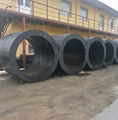 large PE hollow bar  for pipe fitting